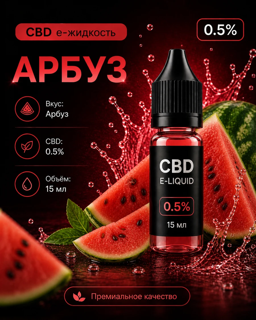 CBDVape Арбуз 0,5%