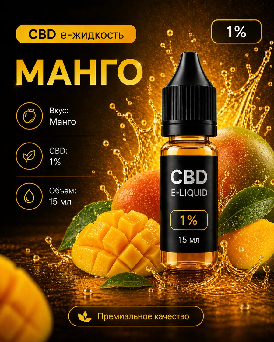 CBDVape Манго 1%