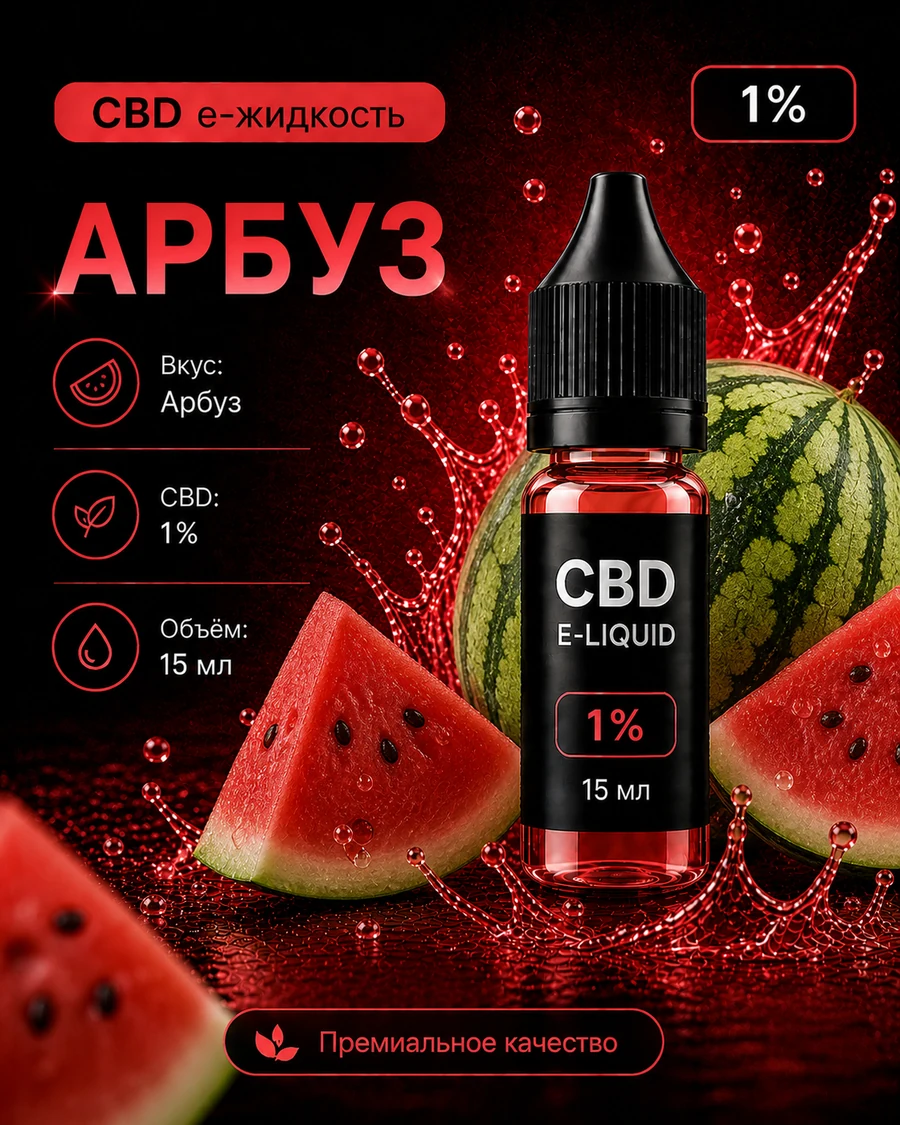 CBDVape Арбуз 1%